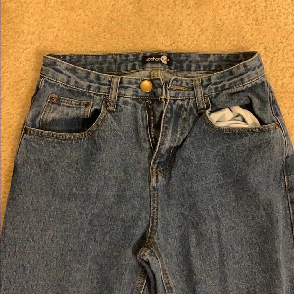 boohoo mom/boyfriend jeans